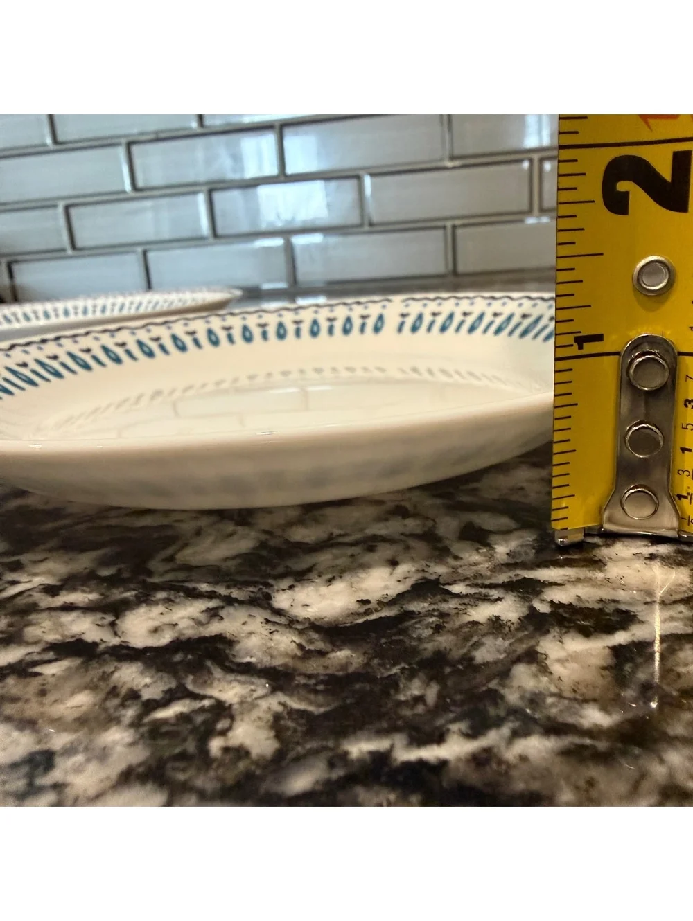 2 Corelle Everyday Expressions Milk Glass Salad Plates 7.5